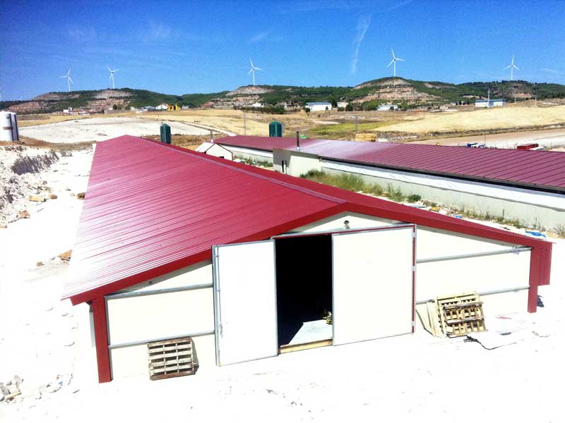 Construcción naves avícolas en Tinajas (Cuenca)